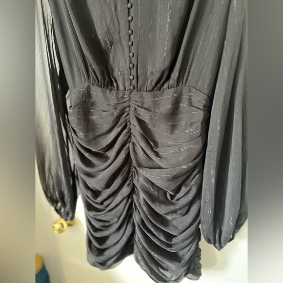 House of Harlow 1960 Black Ruche Dress - Picture 10 of 12